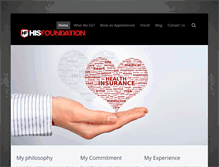 Tablet Screenshot of hisfoundation.info